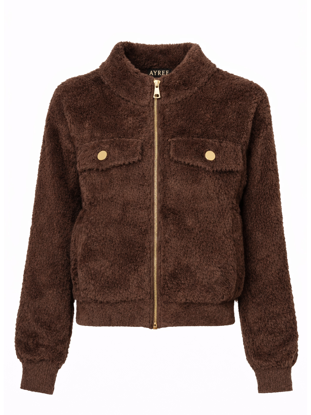 GIACCA CORTA CON TASCHINE,3 TG,100%NY,MADE IN PRC   - BROWN